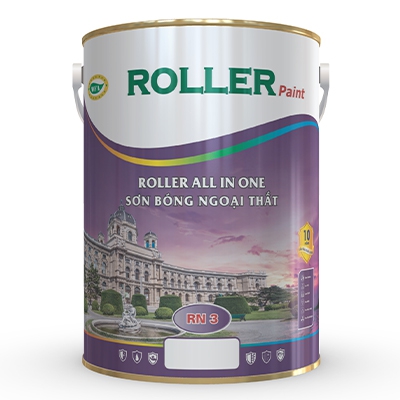 ROLLER ALL IN ONE SƠN BÓNG NGOẠI THẤT lon 5 lít